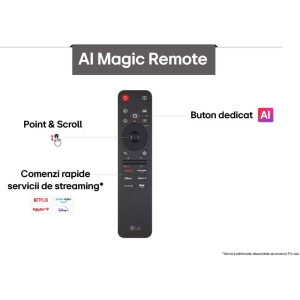 LG Smart TV 55QNED93A6A Seria QNED93 evo AI 139cm 4K UHD HDR