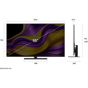 LG Smart TV OLED55G53LS Seria evo AI G5 139cm 4K UHD HDR