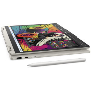 Lenovo 14'' Yoga 7 2-in-1 14AKP10, 2.8K OLED 120Hz Touch, Procesor AMD Ryzen™ Al 7 350 (16M Cache, up to 5.0 GHz), 24GB LPDDR5X, 1TB SSD, AMD Radeon 860M, Win 11 Home, Seashell, 3Yr Onsite Premium Care