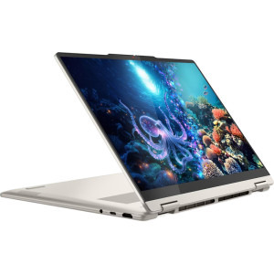 Lenovo 14'' Yoga 7 2-in-1 14AKP10, 2.8K OLED 120Hz Touch, Procesor AMD Ryzen™ Al 7 350 (16M Cache, up to 5.0 GHz), 24GB LPDDR5X, 1TB SSD, AMD Radeon 860M, Win 11 Home, Seashell, 3Yr Onsite Premium Care