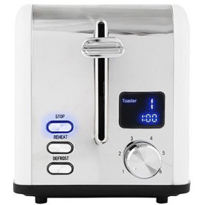 Gerlach Prajitor de paine GL3221W, 1100W, Alb/Argintiu
