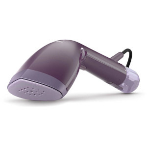 Philips Aparat de calcat vertical portabil STH7050/30 Seria 7000, 1500W, debit abur 28 g/min, Talpa OptimalTEMP, cap reglabil, Violet