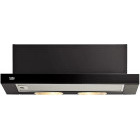 Hota incorporabila Beko telescopica CTB6250B, Putere de absorbtie 420 m3/h, 1 motor, 3 trepte putere, 60 cm, Negru