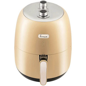 Fram Friteuza cu aer cald FAF-1500CR, 1500W, 3.2L, vas detasabil anti-adeziv, termostat reglabil 80-200˚C, temporizator 30 min, protectie supraincalzire, Crem
