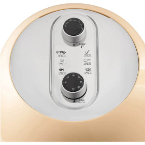 Fram Friteuza cu aer cald FAF-1500CR, 1500W, 3.2L, vas detasabil anti-adeziv, termostat reglabil 80-200˚C, temporizator 30 min, protectie supraincalzire, Crem