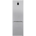 Combina frigorifica Heinner HCNF-V366SE++, 366 L, No Frost, Clasa E, Display, Control electronic, Iluminare LED, 201 cm, Argintiu