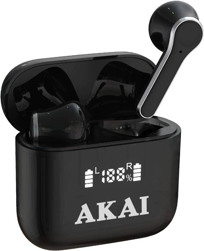 Casti Akai In-Ear, BTE-J101, TWS, Black