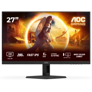 Monitor LED AOC Gaming AGON 27G4HRE 27 inch FHD IPS 0.5 ms 200 Hz HDR G-Sync Compatible