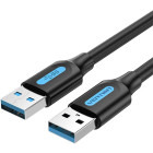 Cablu periferice Vention USB tip A 3.2 Gen 1 Male la USB tip A 3.2 Gen 1 Male, 2 m, Negru