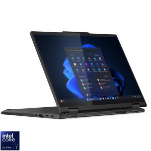 Laptop Lenovo 14 ThinkPad T14s 2-in-1 Gen 1, WUXGA IPS Touch, Procesor Intel® Core™ Ultra 7 255U (12M Cache, up to 5.20 GHz), 32GB LPDDR5X, 1TB SSD, Intel Graphics, Win 11 Pro, Black