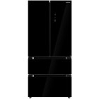 Frigider Side By Side Heinner HCFD-M516INVHGBKE++, 516 L, Clasa E, No Frost, Inverter, InoxCool, ADT Fresh, Vario Temp, Control electronic, Iluminare LED, 190 cm, Negru