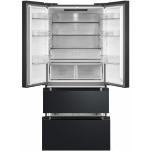 Heinner HCFD-M516INVHDXE++, 516 L, Clasa E, No Frost, Inverter, InoxCool, ADT Fresh, Vario Temp, Control electronic, Iluminare LED, 190 cm, Antracit