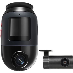 Camera video auto 70mai Dash Cam Omni X800 4K 360, 128GB, Black + Rear Camera RC14