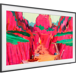 Samsung Smart TV The Frame Pro Neo QLED QE75LS03FW Seria LS03FW 189cm negru 4K UHD HDR