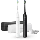 Philips Sonicare Set 2x Periute de dinti electrice Seria 5300 HX7109/01 Alb & Negru