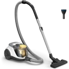Aspirator Philips Seria 2000 XB2140/09, fara sac, 750W, 1.3L, Alb/Negru