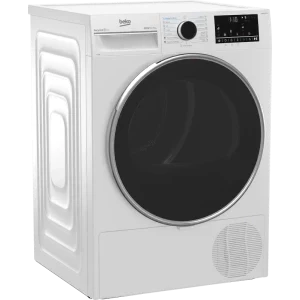 Beko B5T49243W EU, Pompa de caldura, 9 kg, Clasa B, ProSmart Inverter, EcoGentle, IronFinish, Iluminare interioara, Alb