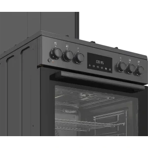 Beko FBSM62320SAC, Mixt, 4 arzatoare, Sistem de siguranta, Aprindere integrata, Autocuratare catalitica, 3D Cooking, Grill, Clasa A, 60 cm, Antracit