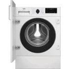 Masina de spalat rufe incorporabila Beko B3WBT681415W, 8 kg, 1400 RPM, Clasa A, ProSmart Inverter, EnergySpin, Iron Fast, Alb