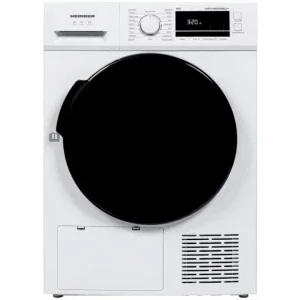 Uscator de rufe Heinner HHPD-M9G5PBKD++, Pompa de caldura, 9 kg, Clasa D, Iluminare interioara, Alb