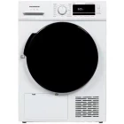 Uscator de rufe Heinner HHPD-M9G5PBKD++, Pompa de caldura, 9 kg, Clasa D, Iluminare interioara, Alb