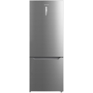 Combina frigorifica Heinner HCNF-M435INVXE++, 532 L, Clasa E, Full No Frost, Inverter, Control electronic, 177 cm, Inox