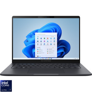Laptop ASUS 14 ExpertBook B3 B3405CCA, WUXGA, Procesor Intel® Core™ Ultra 7 255H (24M Cache, up to 5.10 GHz), 32GB DDR5, 512GB SSD, Intel Integrated Graphics, Win 11 Pro, Gentle Grey