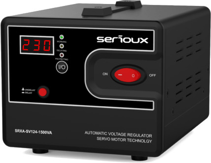 Stabilizator tensiune Serioux SRXA-SV124-1500VA 1500VA 900W