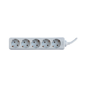 TED 5x Schuko, 5m, alb