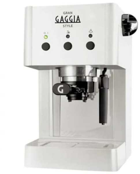 Espressor de cafea Gaggia Gran Style Alb, 950W, 15bar, 1L