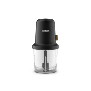 Tefal Tocator Eco respect MQ80E838, 500W, 3 functii, 2 lame, Capacitate 500ml, Negru