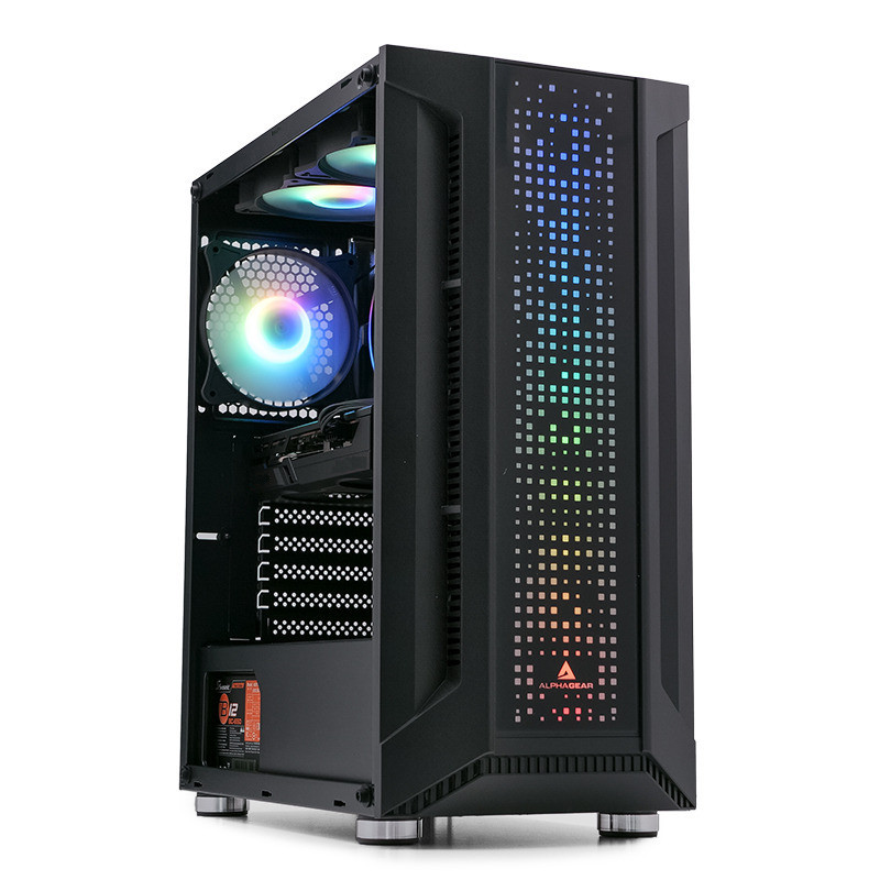 PC Gaming ZMEU Legendar Hyper, Intel i5-12400F 2.5GHz, 16GB DDR4, 1TB SSD, RTX 3050 8GB GDDR6, Iluminare RGB