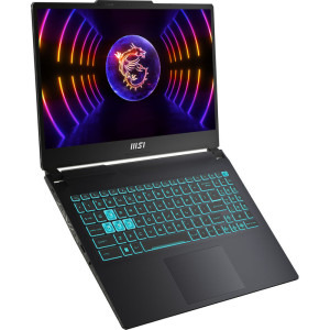 MSI Gaming 15.6'' Cyborg 15 A12UC, FHD 144Hz, Procesor Intel® Core™ i5-12450H (12M Cache, up to 4.40 GHz), 16GB DDR5, 512GB SSD, GeForce RTX 3050 4GB, Free DOS, Black