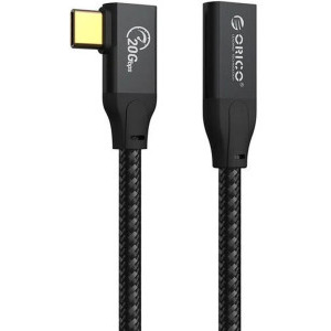 Orico CLY32, USB-C Male la USB-C Female unghi 90° 1 m, Black