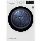 Uscator de rufe LG RH80V3AV6N, Pompa de caldura, 8 kg, Clasa D, Dual Inverter, Auto-curatare condensator, Eco Hybrid, Alb