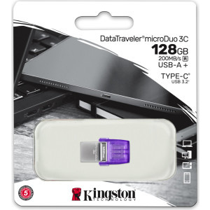 Kingston DataTraveler MicroDuo 3C 128GB USB 3.0