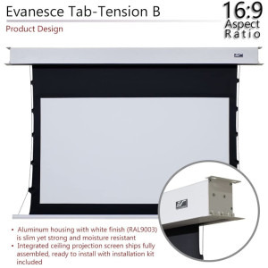 EliteScreens Evanesce Tab-Tension B ETB100HW2-E12 16:9 221.4 x 124.5 cm