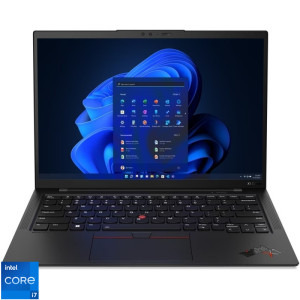 Lenovo 14'' ThinkPad X1 Carbon Gen 11, 2.8K OLED, Procesor Intel® Core™ i7-1355U (12M Cache, up to 5.00 GHz), 32GB DDR5, 1TB SSD, Intel Iris Xe, Win 11 Pro, Deep Black, Weave