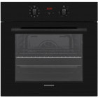 Cuptor incorporabil Heinner HBO-V659GCD-GBK, Electric, 65 L, 9 functii, Multifunctional, Grill, Ventilatie, Timer, Display, Clasa A, Negru