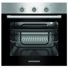 Cuptor incorporabil Heinner HBO-S624LTG-IX, Electric, 62 L, 4 functii, Grill, Clasa A, Inox