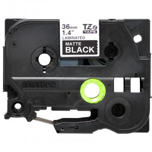 Brother Banda Laminata TZe-M365 36 mm white on black