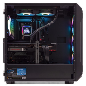 Gaming DRAGON Legendar Game Ready, AMD Ryzen 5 7600X 4.7GHz, 32GB DDR5, 2TB SSD, RX 7900 XT 20GB GDDR6, Iluminare RGB, Windows 11 Home preinstalat
