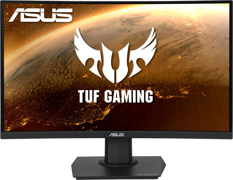 Monitor LED ASUS Gaming TUF VG24VQE Curbat 23.6 inch 1 ms Negru FreeSync Premium 165 Hz