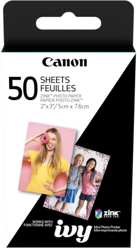 Canon ZINK Photo Paper 5x7.6 cm 50 Coli