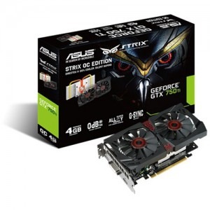 Placa video ASUS GeForce GTX 750 Ti STRIX OC 4GB GDDR5 128-bit