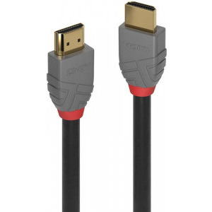 LINDY Anthra, HDMI Male - HDMI Male, v2.0, 10m, negru-gri