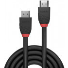 Cablu video LINDY Black, HDMI Male - HDMI Male, v2.0, 3m, negru