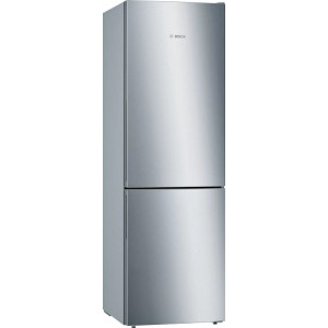 Combina frigorifica Bosch KGE36ALCA, 308 L, LowFrost, VitaFresh, Clasa C, 186 cm, Argintiu