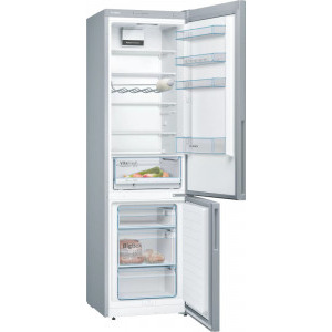 Bosch KGV39VLEAS, 343 L, LowFrost, VitaFresh, Clasa E, 201 cm, Argintiu