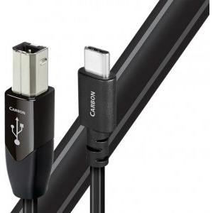 Audioquest Carbon, USB Male tip C - USB 3.0 Male tip B, 0.75m, negru